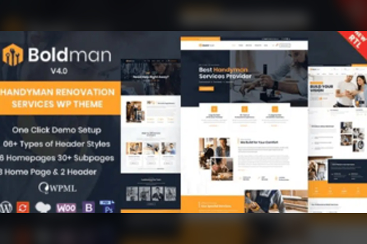 Boldman – Handyman Renovation Services WordPress Theme v7.2