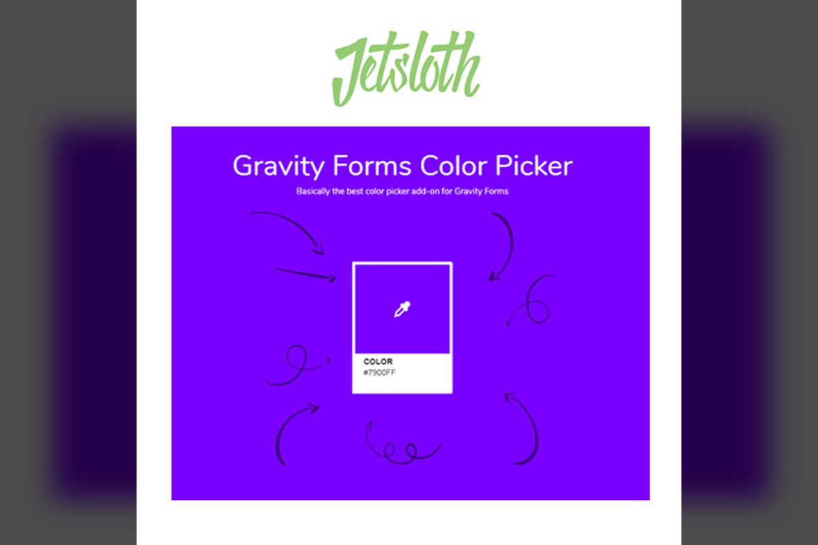 Jetsloth – Gravity Forms Color Picker v1.3.1