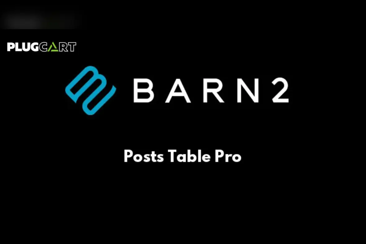 Posts Table Pro GPL By Barn2 Media v3.3.1