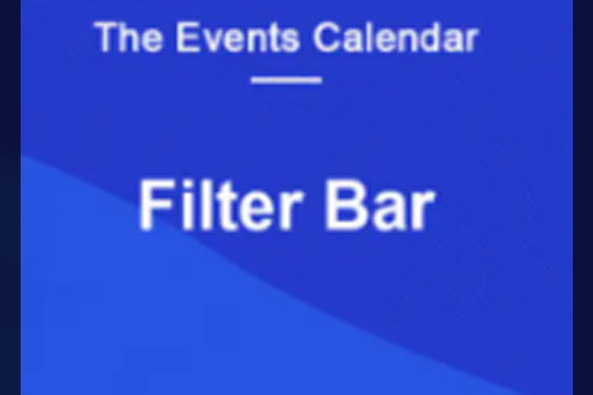 The Events Calendar Filter Bar v5.6.3