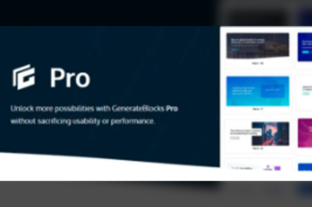 GenerateBlocks Pro WordPress Plugin v2.7.0