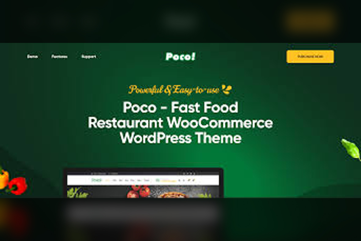 Poco – Fast Food Restaurant WordPress Theme v2.2.4
