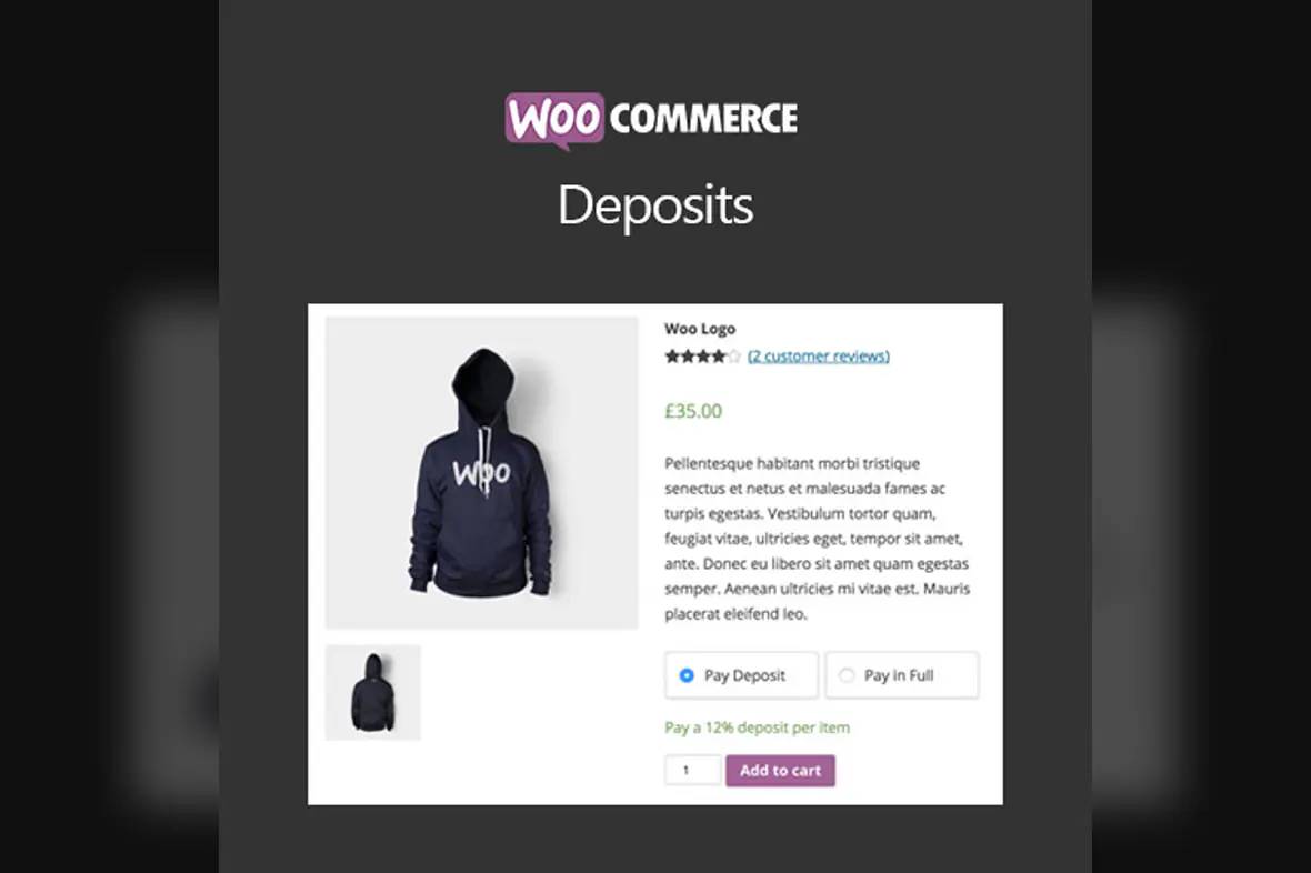 WooCommerce Deposits v2.3.6