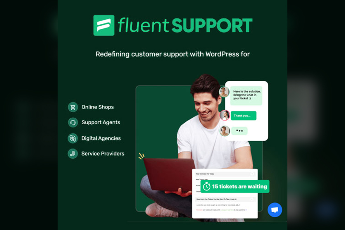 Fluent Support Customer Support Plugin for WordPress v2.0.1