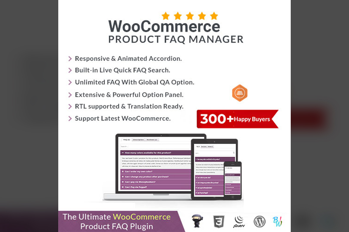 WooCommerce Product FAQ Manager v1.4.8