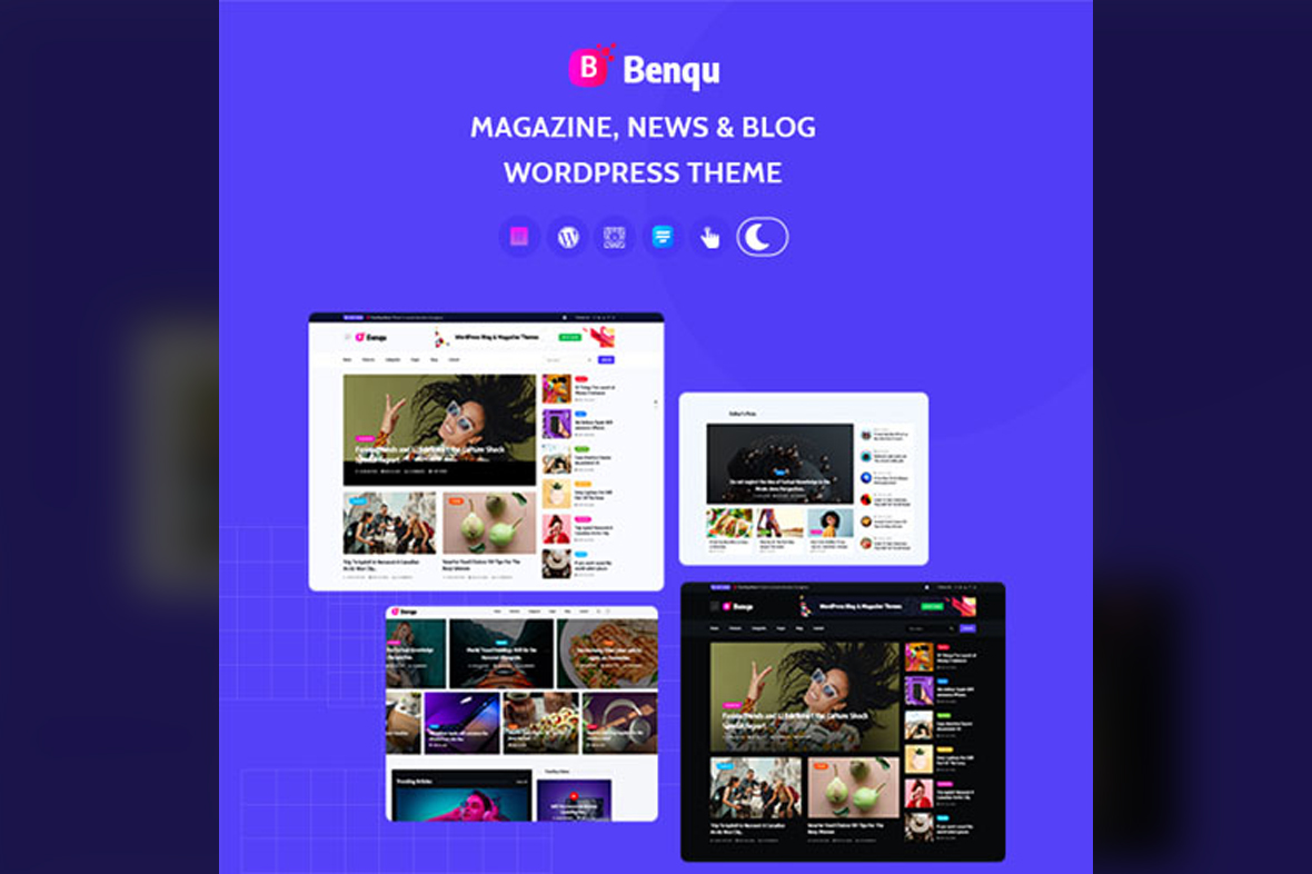 Benqu – News Magazine WordPress Theme
