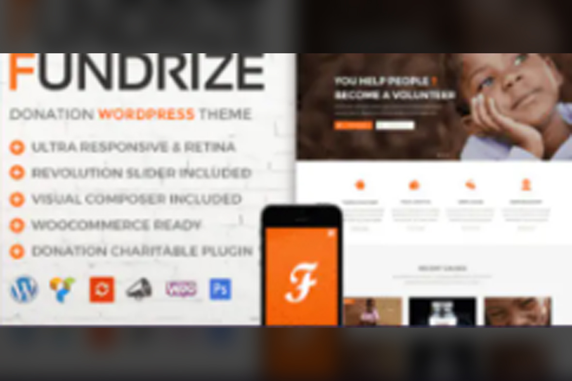 Fundrize Responsive Donation & Charity Theme v1.38