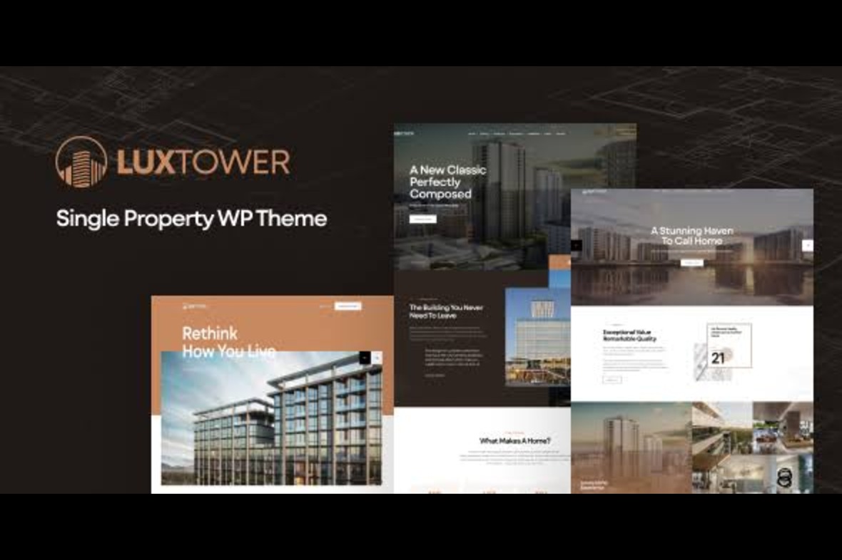 Luxtower – Single Property WordPress Theme v1.1.4