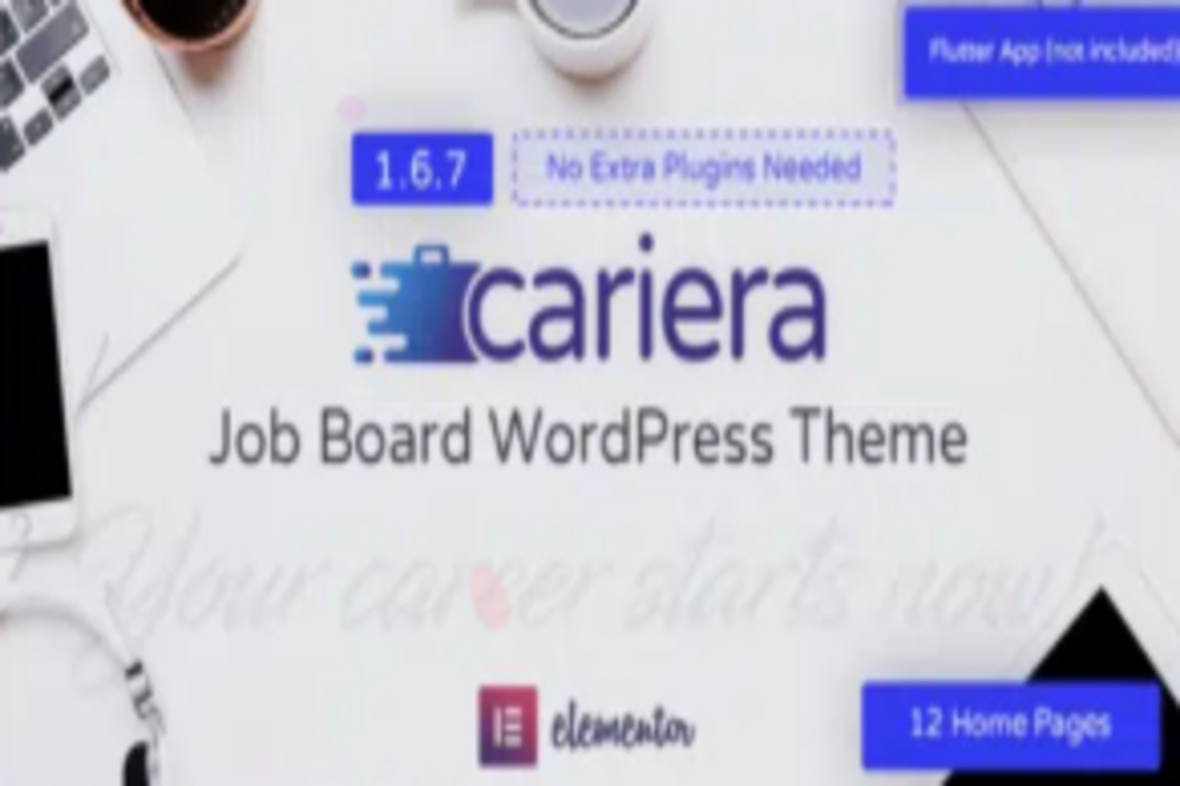 Cariera – Job Board WordPress Theme v2.0.1