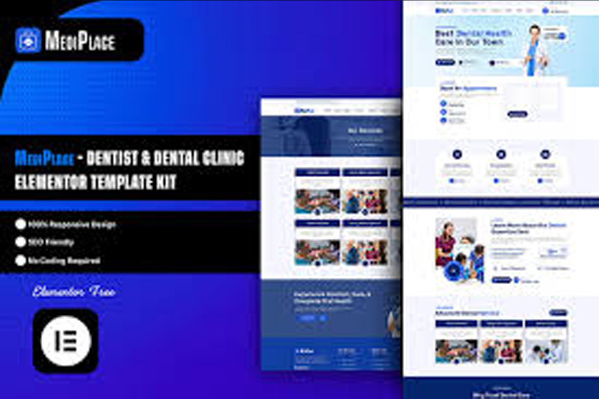 MediPlace – Dentist and Dental Clinic Elementor Template Kit November 22, 2025