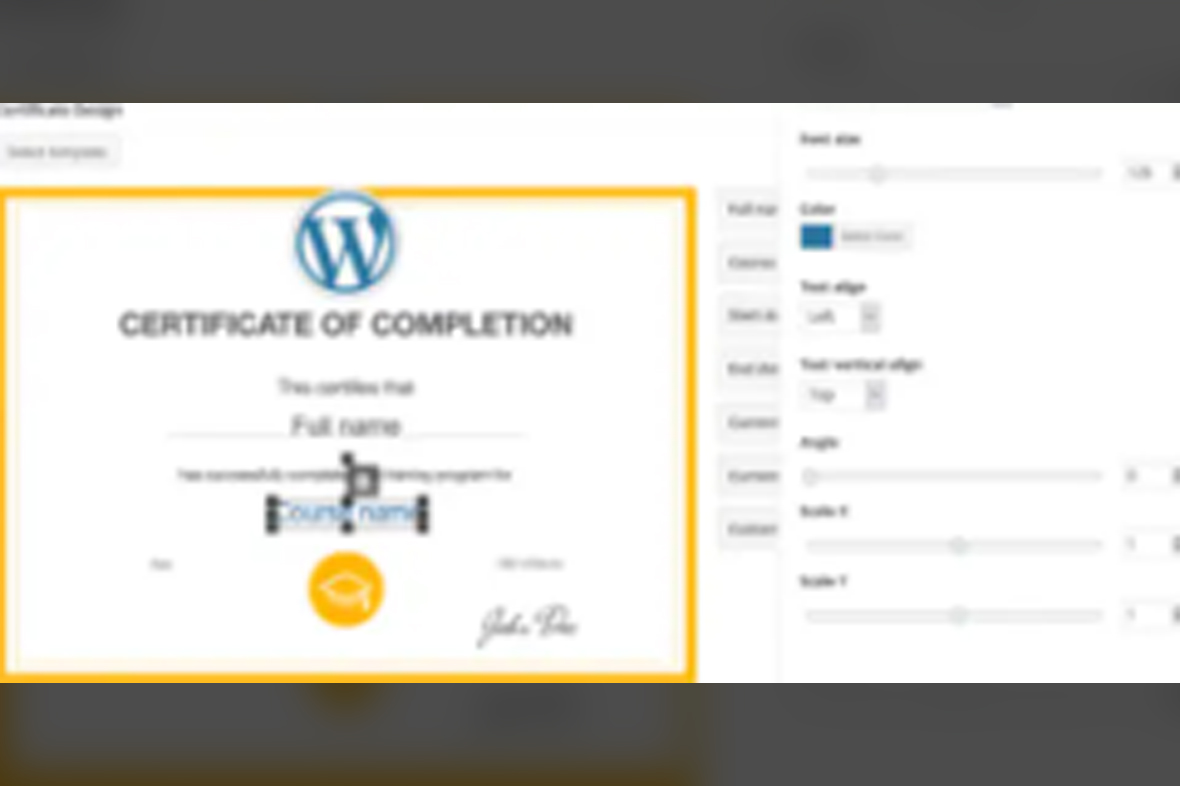 LearnPress Certificates Add-on v4.2.8