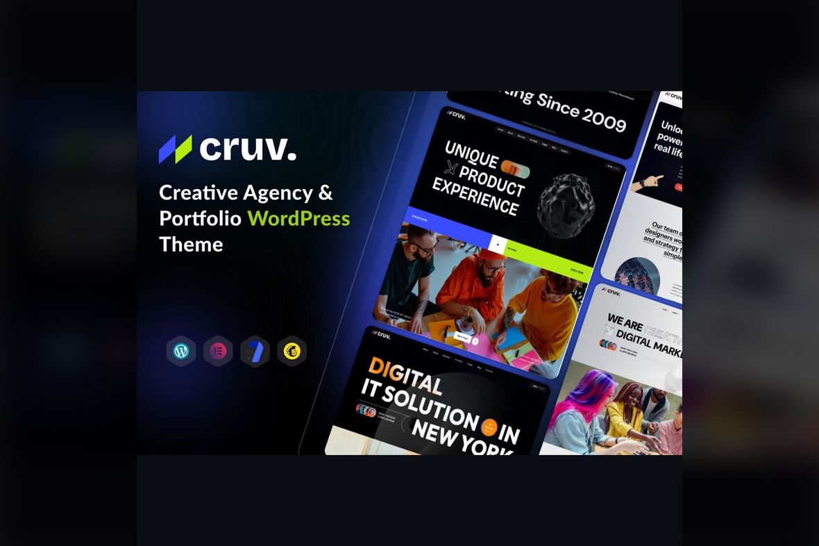 Cruv – Creative Agency & Portfolio WordPress Theme v1.0.0
