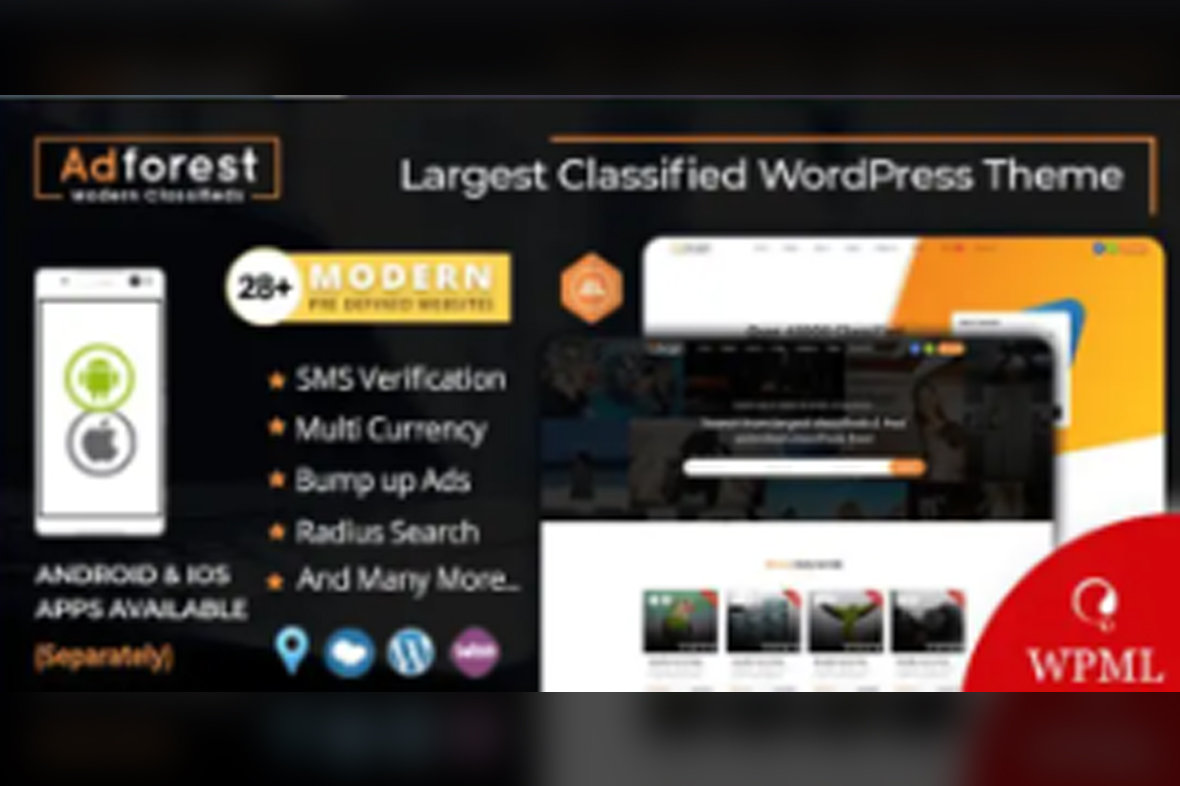 AdForest Classified Ads WordPress Theme v6.0.8