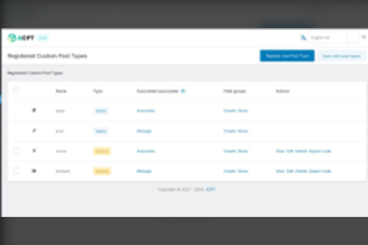 ACPT – Custom Post Types Plugin v2.0.23