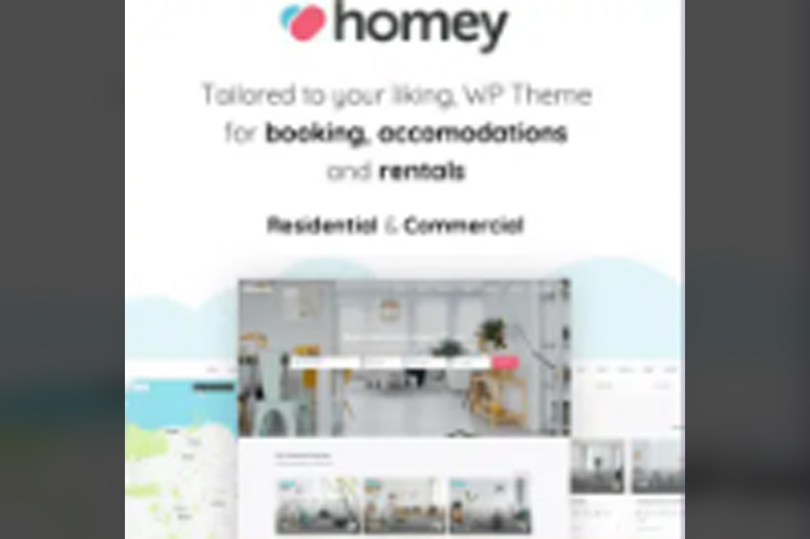 Homey – Booking and Rentals WordPress Theme v2.4.5