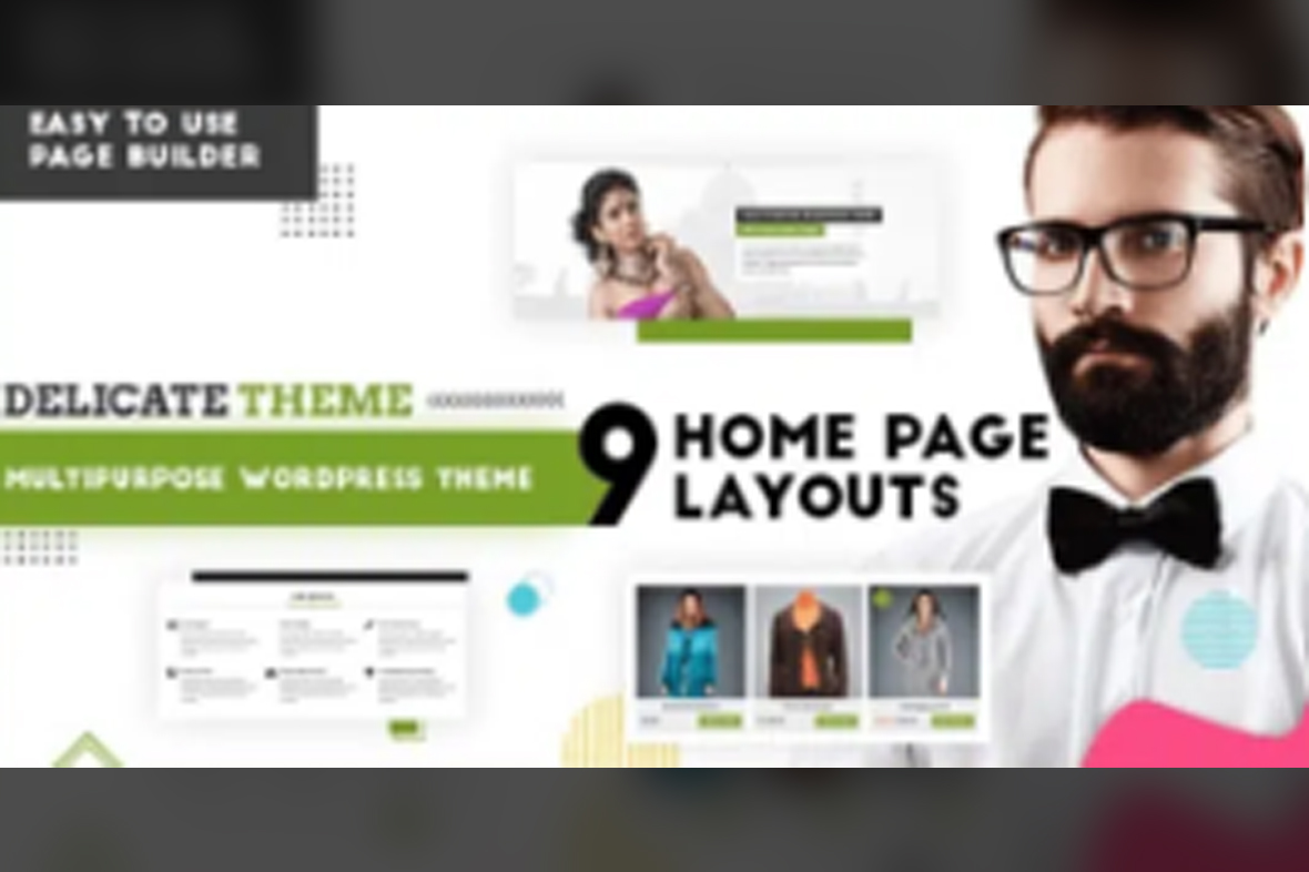 Delicate Multipurpose WordPress Theme v3.8
