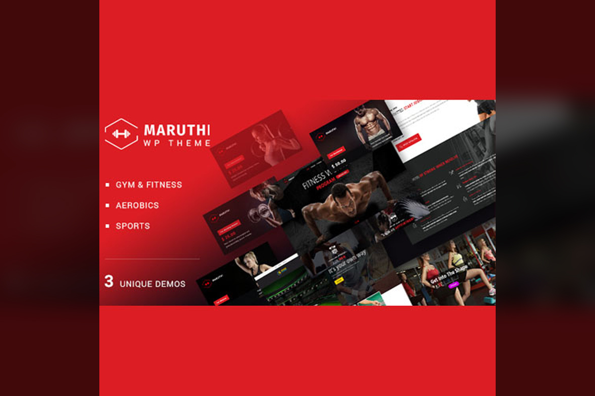 Maruthi – Fitness Gym Trainer WordPress Theme v3.0