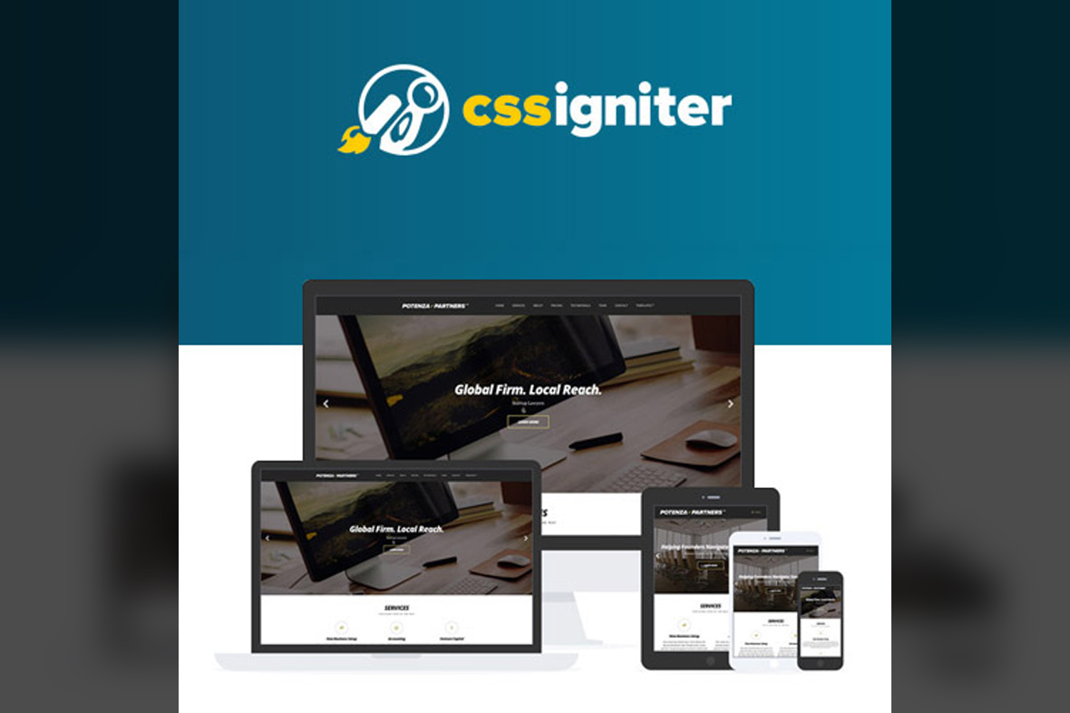 CSS Igniter Potenza WordPress Theme v1.2.3