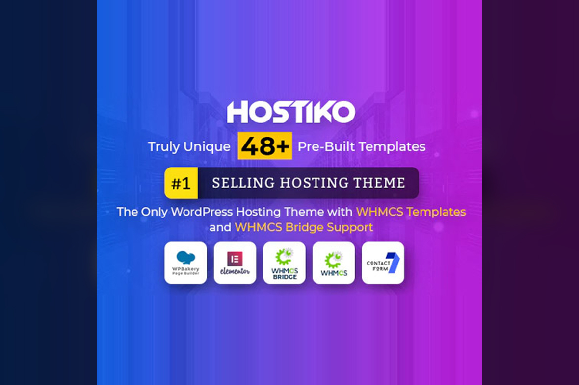 Hostiko WordPress WHMCS Hosting Theme v2.5.3