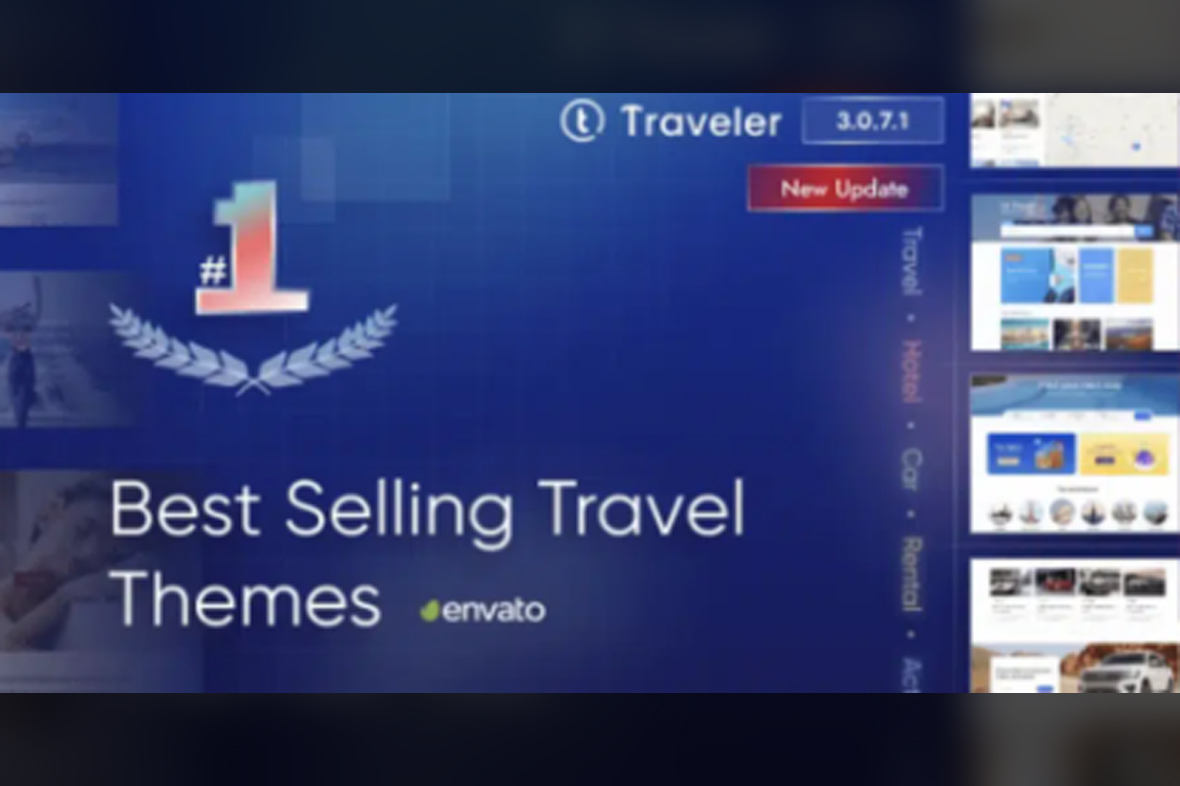 Traveler – Travel Booking WordPress Theme By shinetheme v3.1.9.1