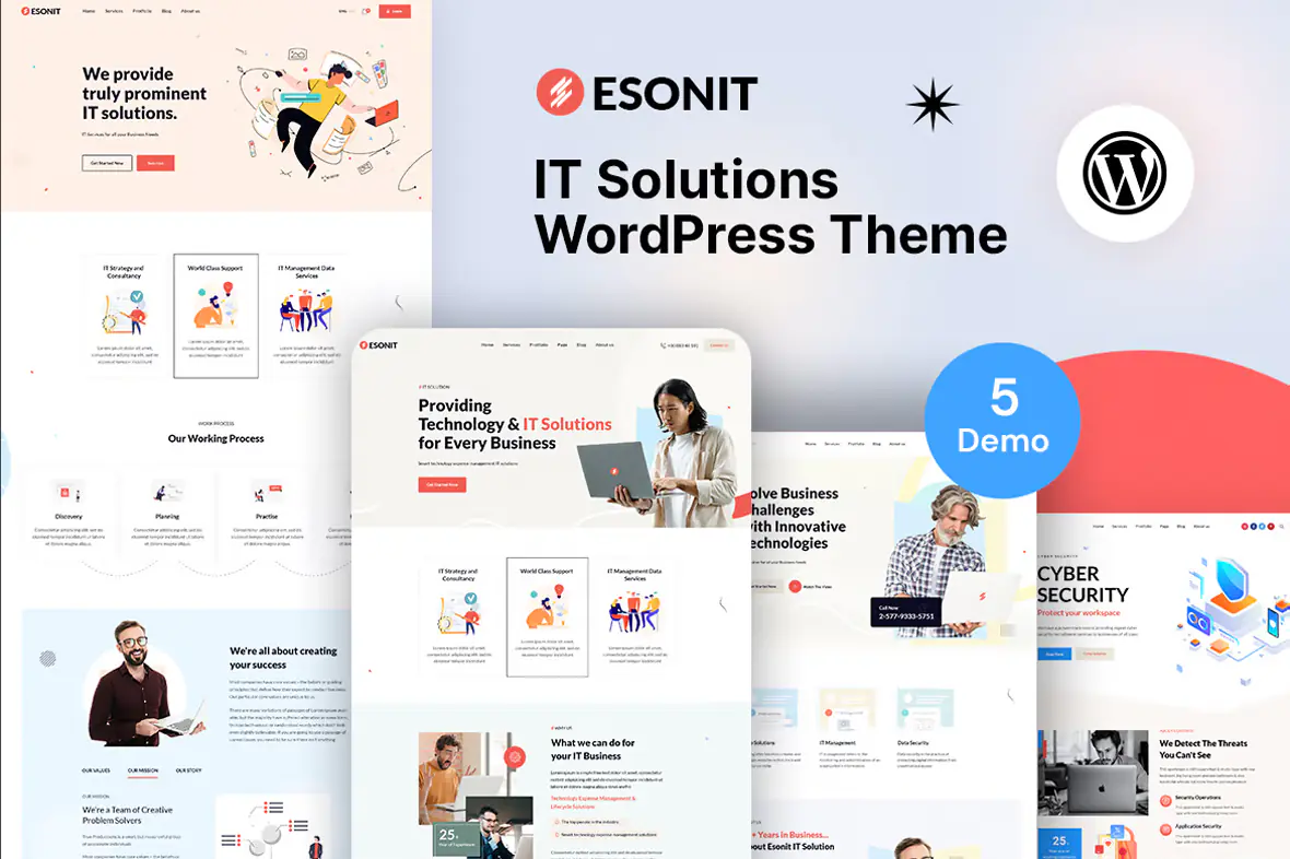 Esonit - IT solutions WordPress Theme