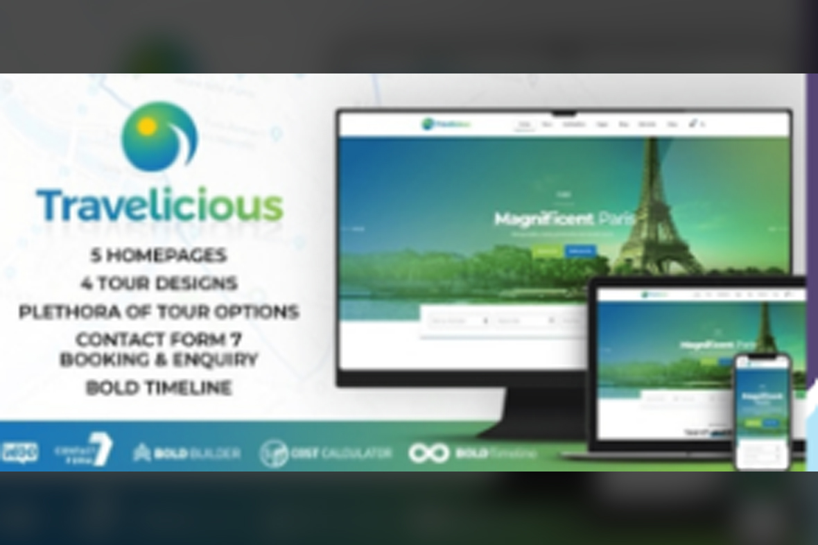 Travelicious – Tour Operator Theme v1.0.0