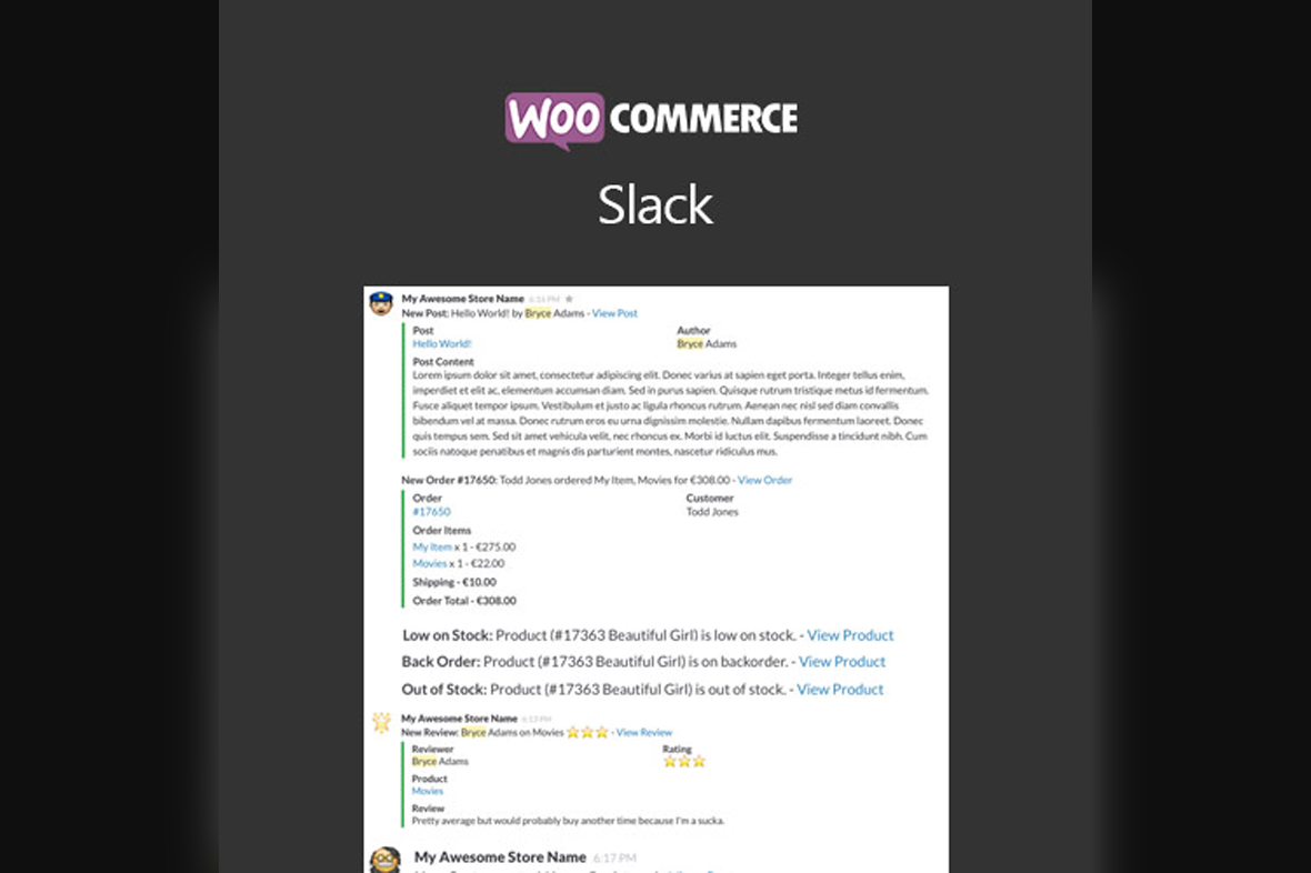 WooCommerce Slack v1.7.1