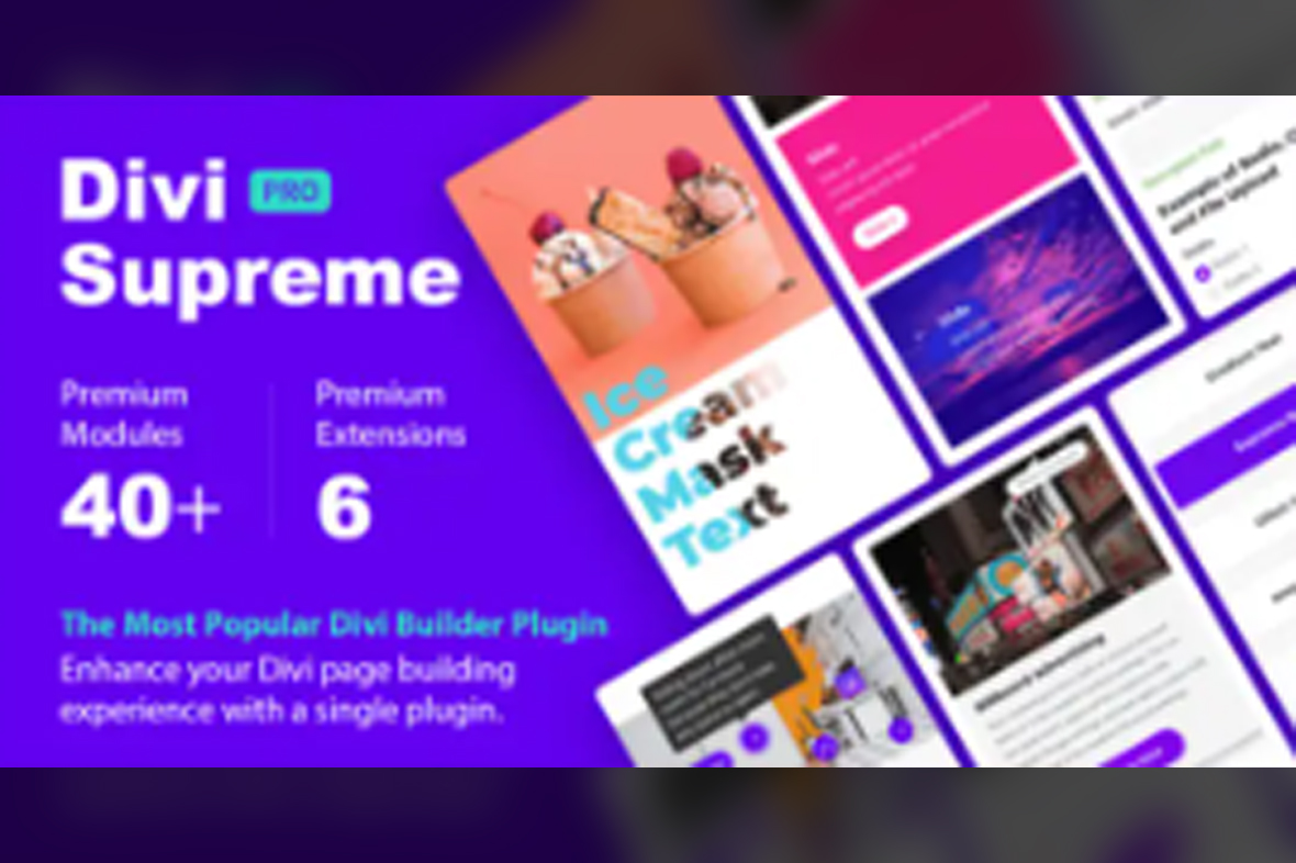 Divi Supreme Custom Divi Modules v4.9.97.38