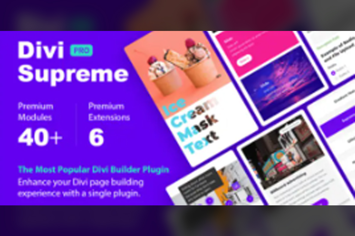Divi Supreme Custom Divi Modules v4.9.97.33