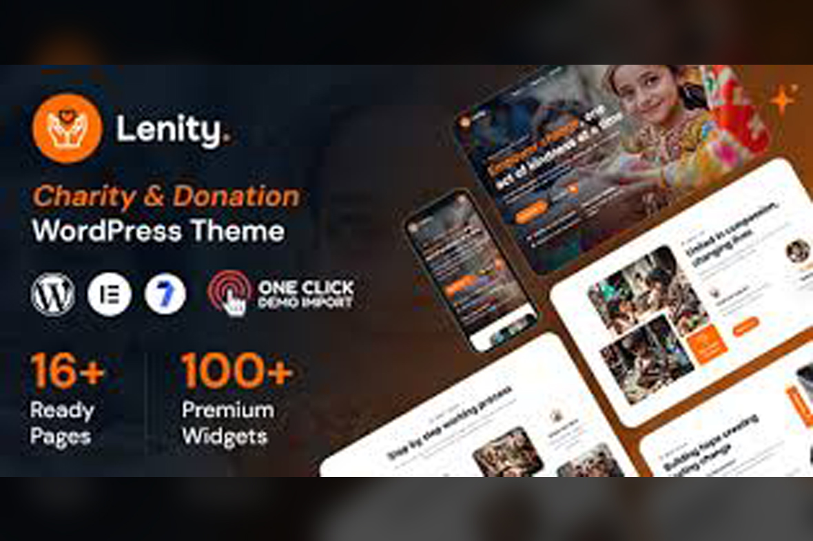 Lenity – Charity and Donation WordPress Theme v1.0.1
