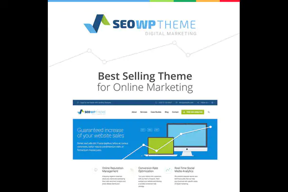 SEO WP: Digital Marketing Agency & Social Media Company Theme v3.12.4