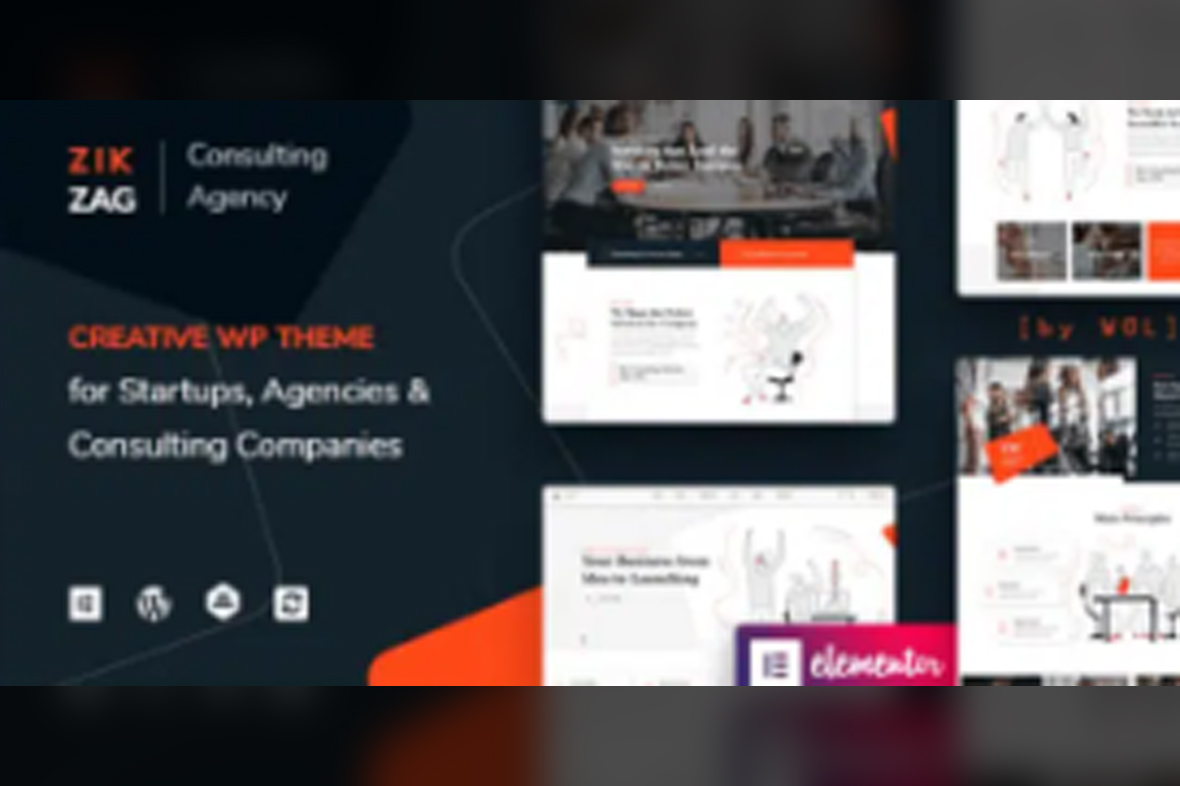 ZikZag – Consulting Agency WordPress Theme v1.4.8
