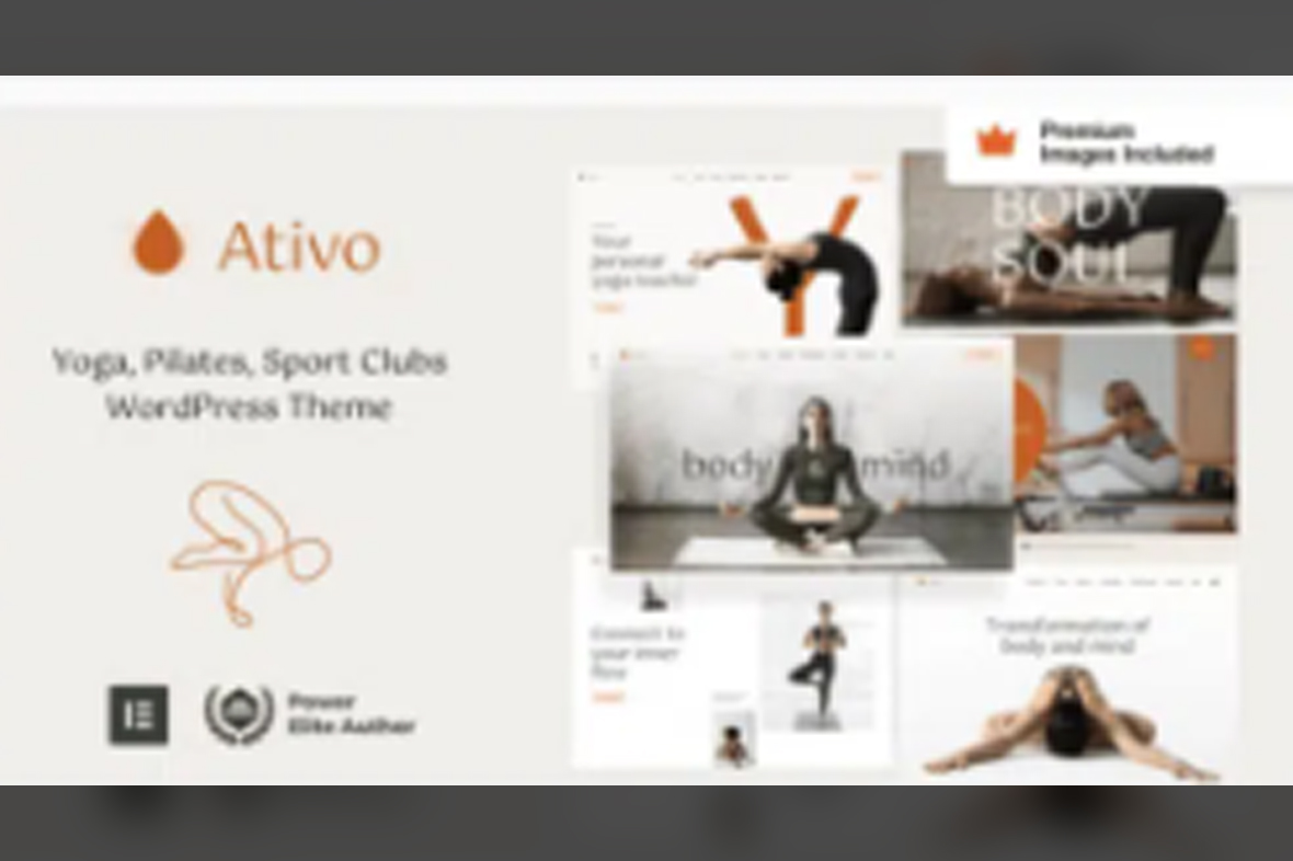 Ativo – Pilates Yoga WordPress Theme v23.0