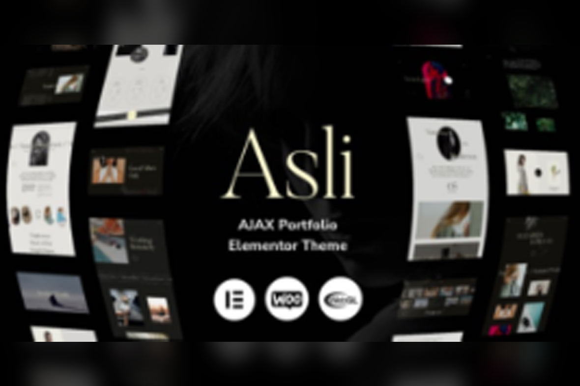 Asli – AJAX Portfolio Elementor WordPress Theme v 1.9.13