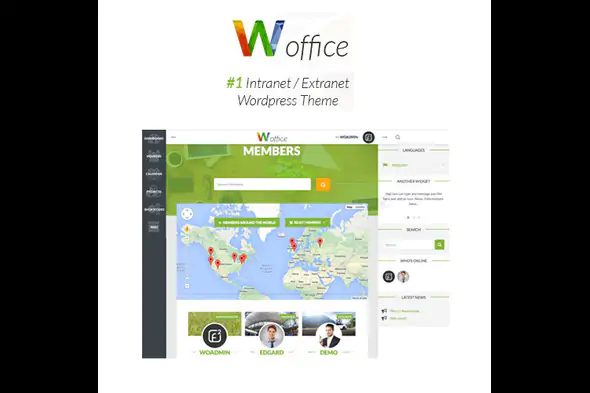 Woffice – Intranet/Extranet WordPress Theme v5.4.33