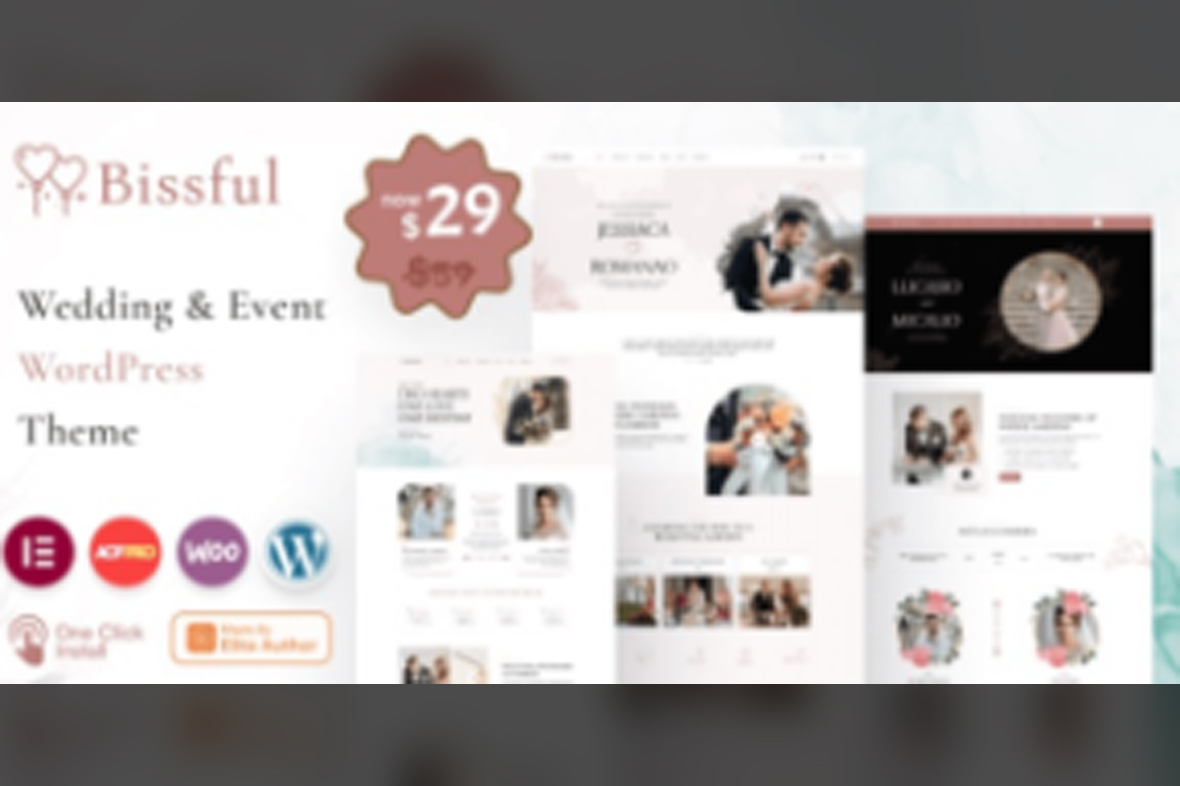 Bissful – Wedding and Event WordPress Theme v1.3