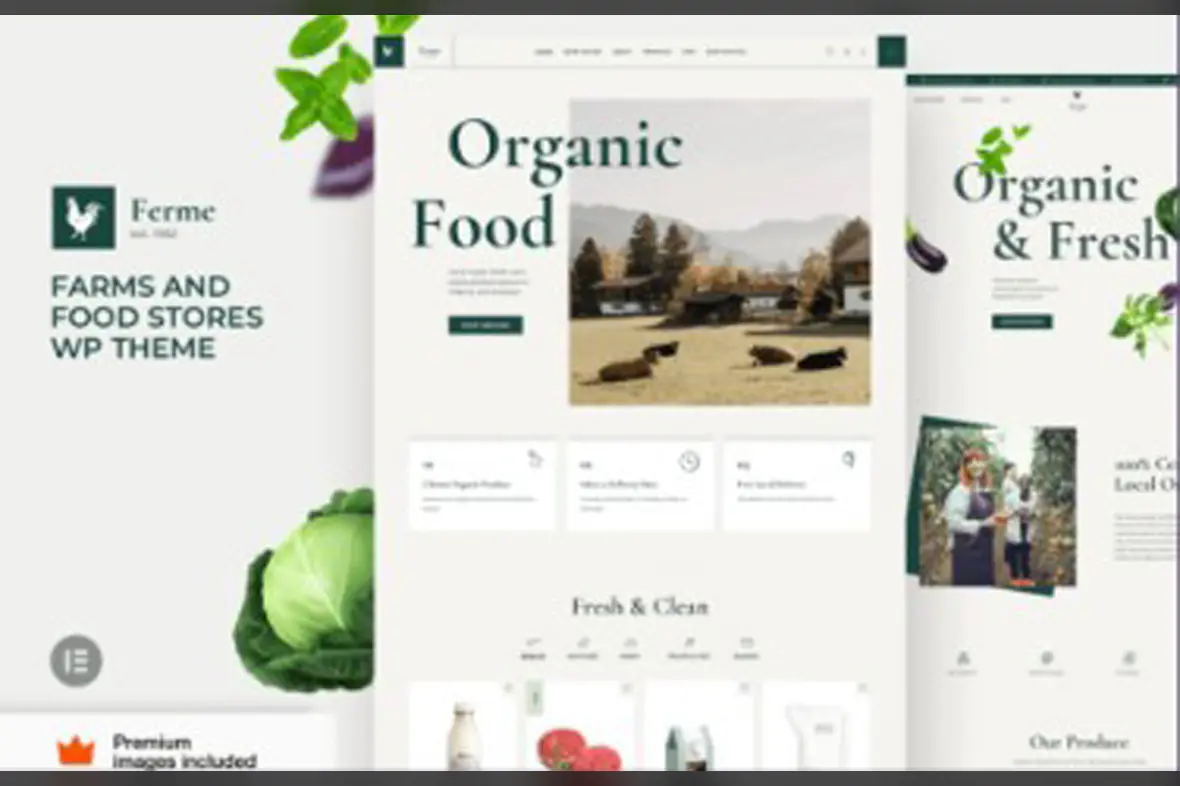 Ferme – Food Store and Farm Elementor Pro Theme v46