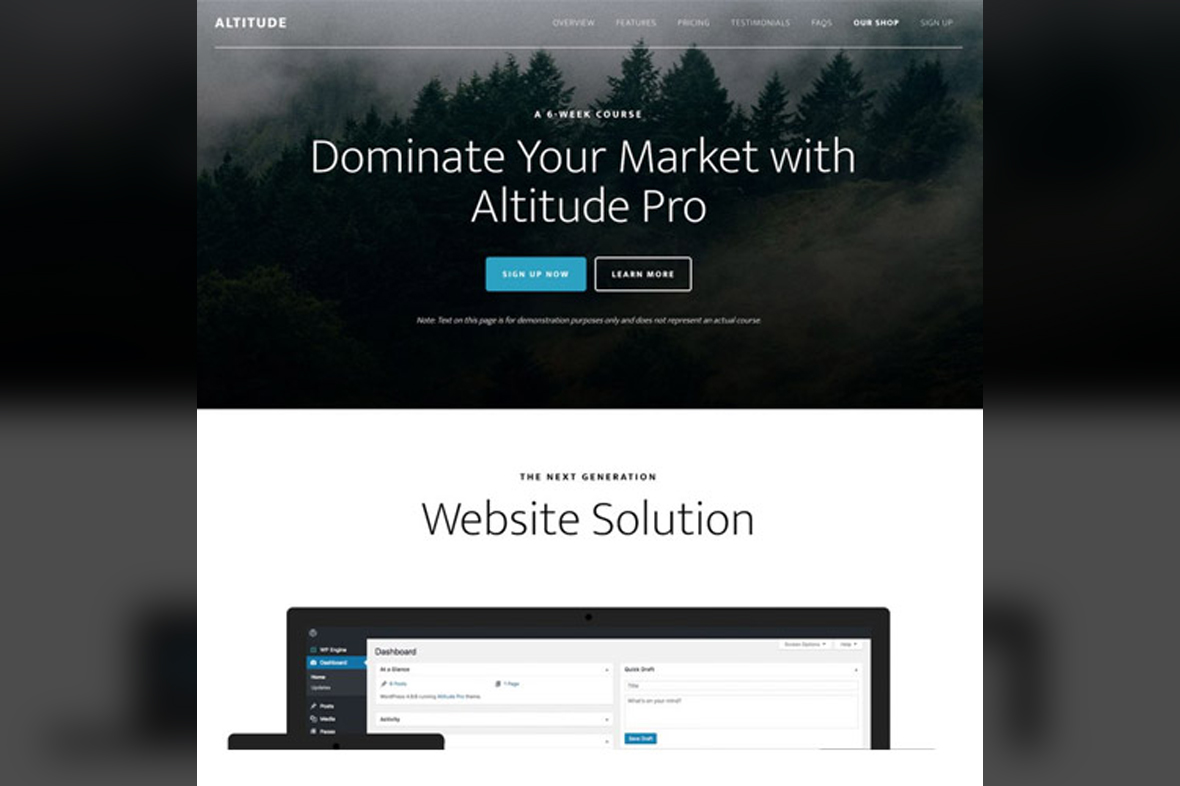 StudioPress Altitude Pro Genesis WordPress Theme v1.5.2