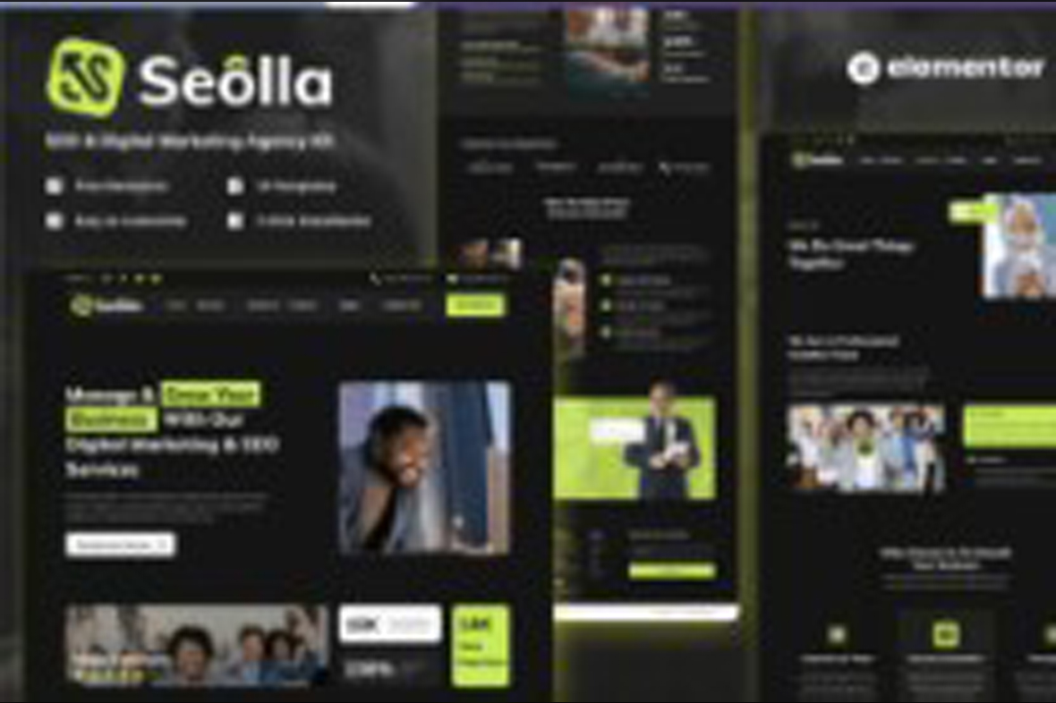 Seolla – SEO and Digital Marketing Agency Template Kit April 8, 2025