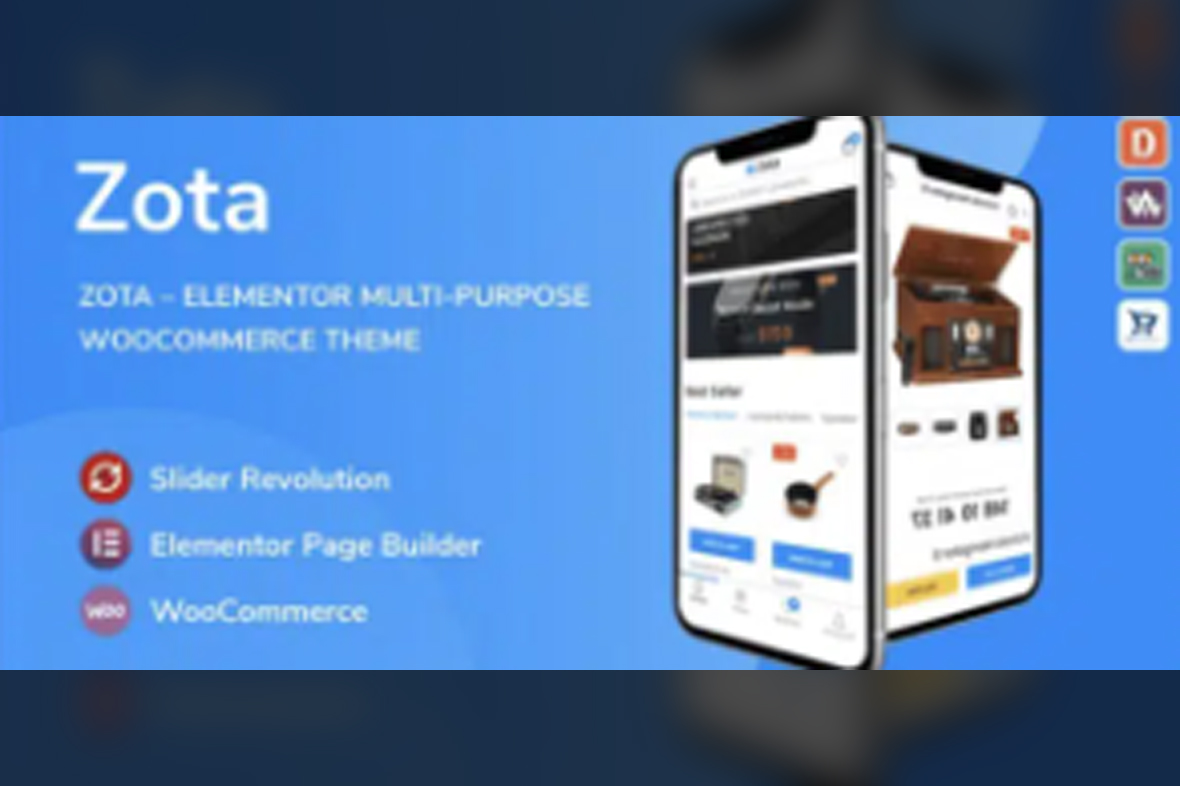 Zota – Elementor Multi-Purpose WooCommerce Theme v1.3.17