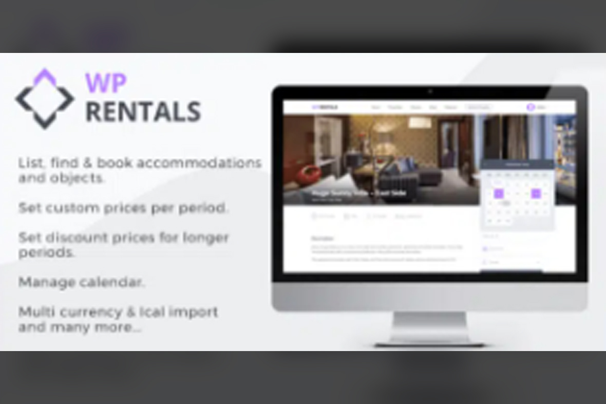 WP Rentals – Booking Accommodation WordPress Theme v3.14.2