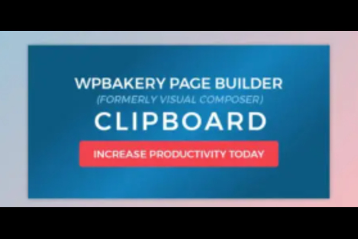 WPBakery Page Builder Clipboard v5.0.9
