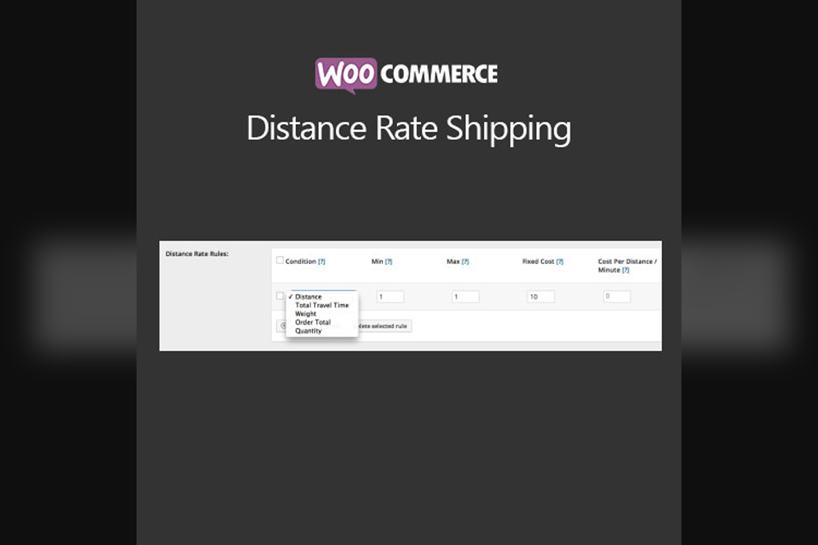 WooCommerce Distance Rate Shipping v1.7.0