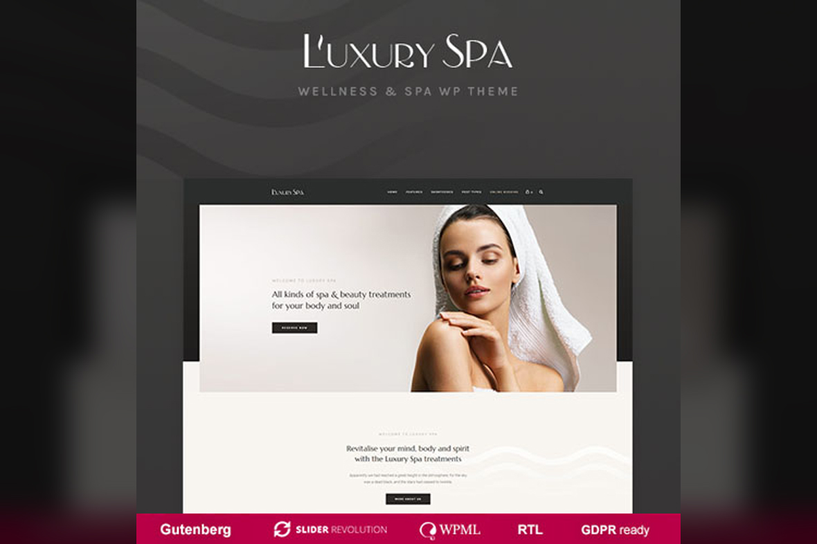 Luxury Spa – Wellness and Beauty WordPress Theme v1.3.4