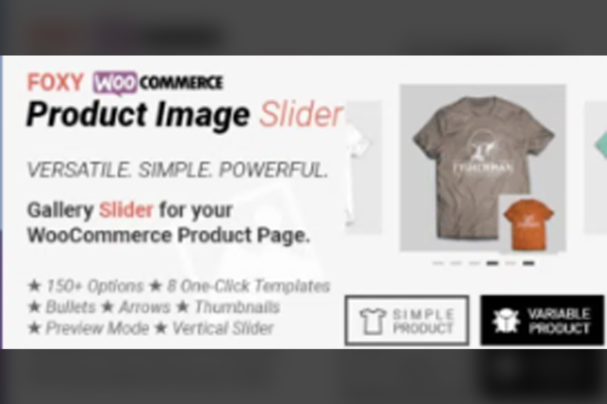 Foxy – WooCommerce Product Image Gallery Slider Carousel v1.1.0