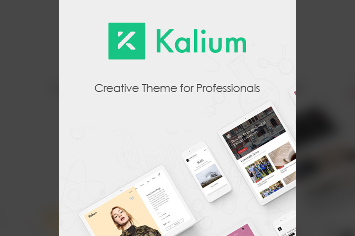 Kalium – Creative Theme for Professionals v3.24