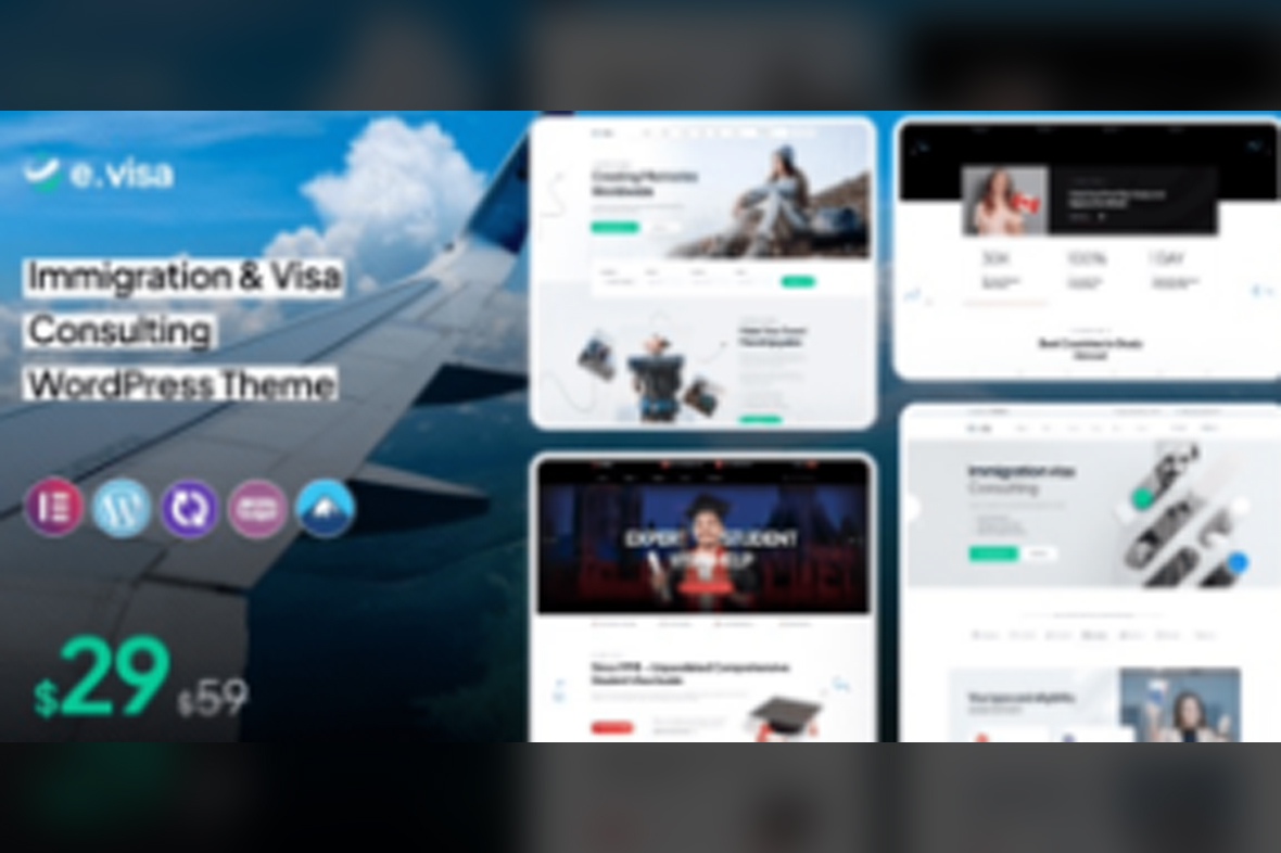 Evisa – Immigration and Visa Consulting WordPress Theme v1.0.2