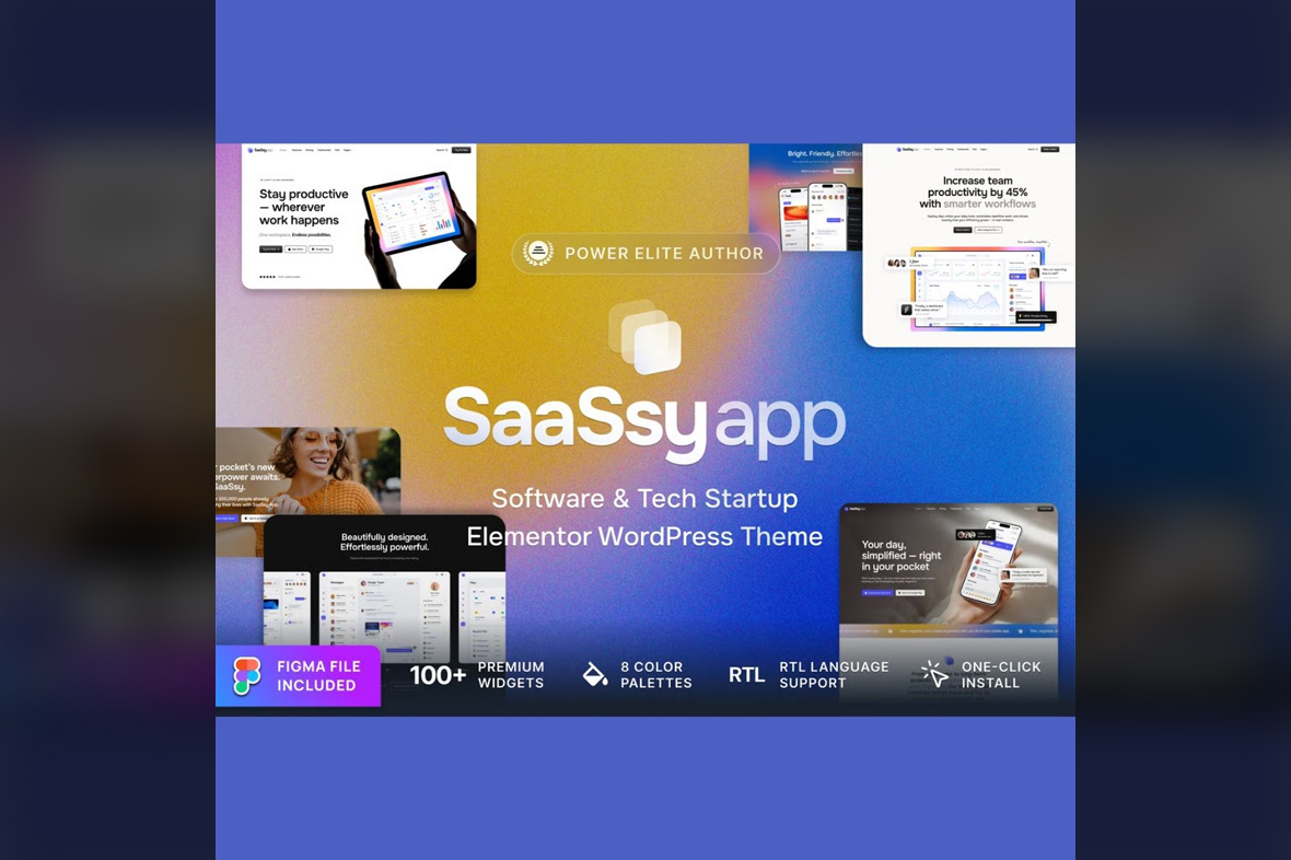 SaaSsy App – Software, SaaS & Tech Startup WordPress Theme