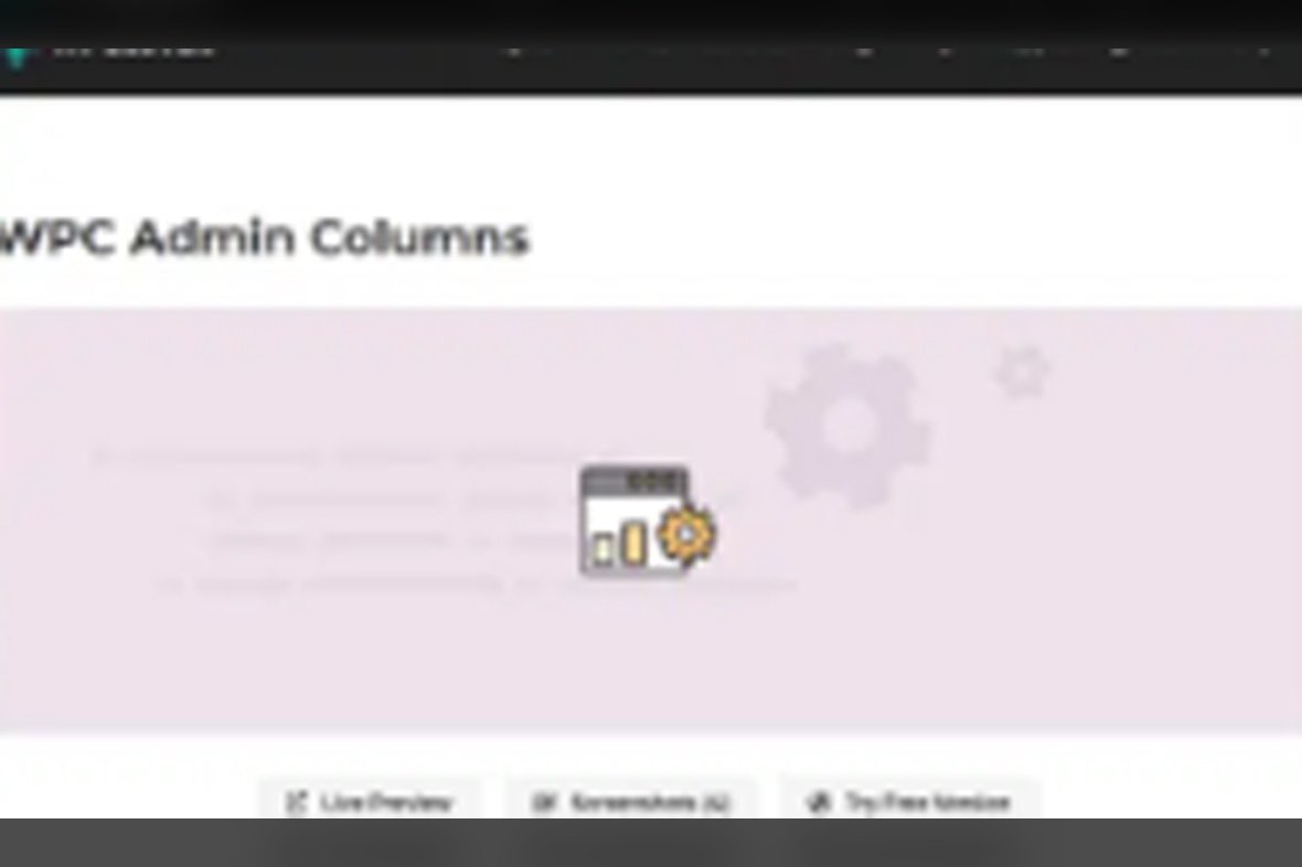WPC Admin Columns v2.3.3