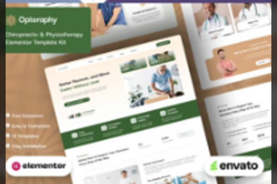 Opteraphy – Chiropractic and Physiotherapy Elementor Template Kit July 28, 2025